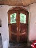 Cob house door